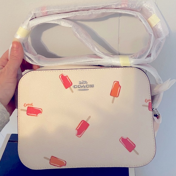 NWT! Coach White Popsicle Leather Mini Camera Bag. - Picture 10 of 10